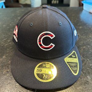 Chicago Cubs 2021 4th of July Pro Fit Hat, low profile, size 7 1/4